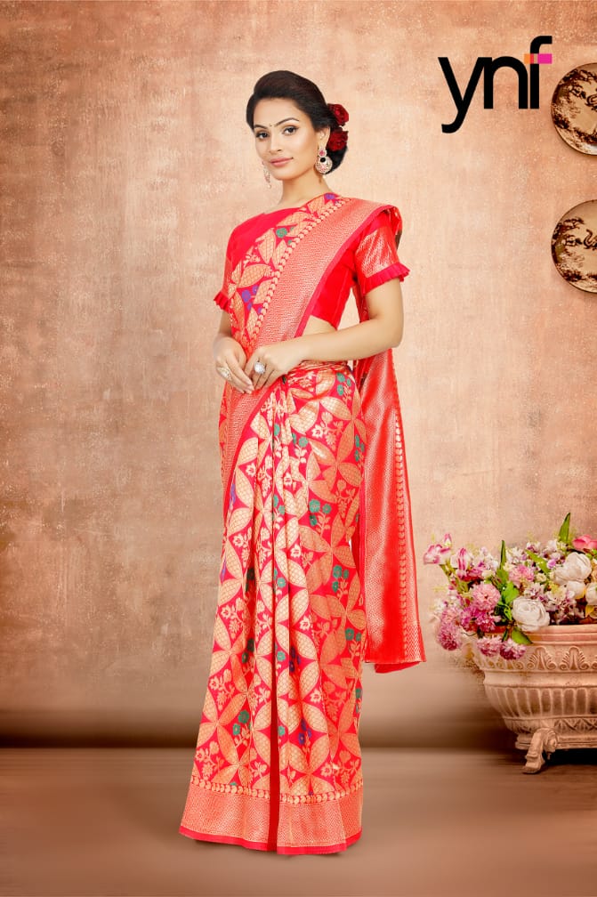 Ynf Toishi Festive Wear Designer Fancy Poly Silk Saree Collection